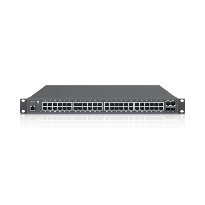 EnGenius switch gestionado L2+ Gigabit Ethernet 52 puertos EnGenius ECS1552 switch gestionado L2+ con 52 puertos Gigabit Ethernet 10/100/1000 en color negro, SKU ECS1552