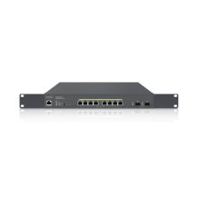 Switch gestionado EnGenius ECS2510FP L2+ 2.5G Ethernet con energía sobre Ethernet (PoE) en color negro. SKU: ECS2510FP