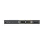 EnGenius ECS2528FP switch gestionado L2+ Gigabit Ethernet (10/100/1000), con función de energía sobre Ethernet (PoE) en color negro. SKU: ECS2528FP.