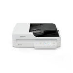 Epson WorkForce DS-1760WN Escáner plano con alimentador automático de documentos, resolución 1200 x 1200 DPI, compatible con A4, negro y blanco. SKU B11B274401