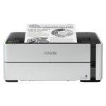 Impresora monocromática inalámbrica Epson EcoTank ET-M1180 con tanque de tinta recargable. SKU: C11CG94402