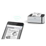 Impresora monocromática inalámbrica Epson EcoTank ET-M1180 con tanque de tinta recargable. SKU: C11CG94402