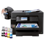 Imagen de la impresora inalámbrica Epson EcoTank ET-16650 para impresión A3 y sistema de tanque de tinta recargable, SKU C11CH71401