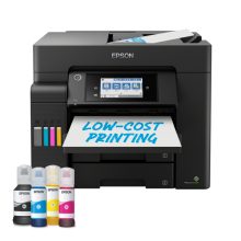 Epson EcoTank ET-5805, impresora de inyección de tinta A4, resolución 4800 x 2400 DPI, 32 ppm, Wifi, SKU C11CJ30405