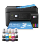 Epson EcoTank L5310, impresora multifuncional de inyección de tinta, resolución de 5760 x 1440 DPI, velocidad de 33 ppm, Wifi, SKU C11CJ65412