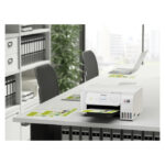 Impresora Epson EcoTank ET-2876 con resolución de 5760 x 1440 DPI, conectividad Wifi, y función de inyección de tinta, SKU C11CJ66423