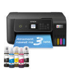 Imagen de la impresora Epson EcoTank L3280 de inyección de tinta, soporta A4, 5760 x 1440 DPI, velocidad de 33 ppm y conectividad wifi. SKU: C11CJ66426