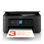 Impresora Epson Expression Home XP-3205 de inyección de tinta A4 con resolución de 5760 x 1440 DPI, velocidad de impresión de 10 ppm y conectividad Wifi. SKU C11CK66404.