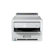 Imagen de la impresora Epson Pro WF-M5399DW, una impresora de inyección de tinta con resolución de 1200 x 2400 DPI, tamaño A4 y conectividad Wifi. SKU: C11CK77401