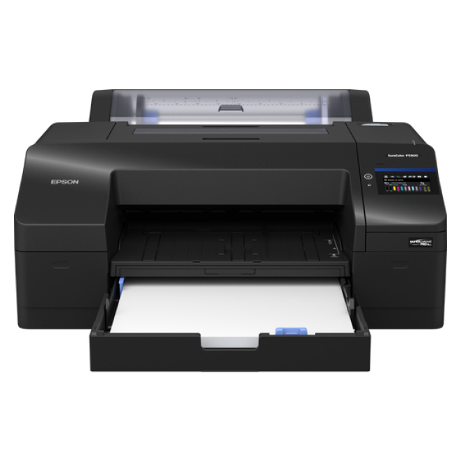 Epson SureColor P5300 impresora de gran formato con Wifi e impresión de alta resolución Epson SureColor P5300 impresora de gran formato con Wifi, tecnología de inyección de tinta piezoeléctrica, color, resolución de 5760 x 1440 DPI, tamaño A2 (420 x 594 mm) y conexión Ethernet. SKU: C11CL14301A0