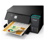 Impresora Epson EcoTank ET-2950, inyección de tinta A4, resolución 4800 x 1200 DPI, velocidad 33 ppm, con conectividad Wifi. SKU: C11CL41404