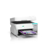 Imagen de la impresora multifunción Epson EcoTank L6376 con capacidad A4, resolución de 4800 x 1200 DPI, velocidad de impresión de 35 ppm, y conectividad Wifi. SKU C11CL43404.