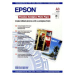 Epson Premium Semigloss Photo Paper DIN A3 con 251 g/m² y 20 hojas SKU C13S041334