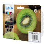 Epson Kiwi Multipack de 5 colores Claria Premium Ink 202XL, SKU: C13T02G74010