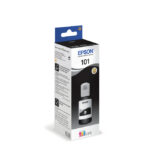 Cartucho de tinta negra original Epson EcoTank 101, alta capacidad para impresoras Epson, SKU C13T03V14A