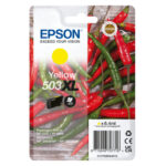 Epson 503XL cartucho de tinta amarillo de alto rendimiento, SKU C13T09R44020, una pieza original