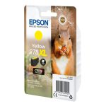 Cartucho de tinta amarilla Epson Squirrel Singlepack 378XL Claria Photo HD para impresora, SKU C13T37944020