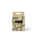 Cinta de impresión Epson LK-6BKP de color negro y oro, SKU: C53S672096