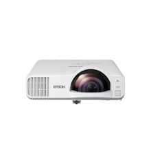 Vista frontal del proyector Epson EB-L210SF, modelo de corto alcance con 4000 lúmenes ANSI, tecnología 3LCD y capacidad 3D, SKU V11HA75080