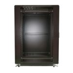 Armario rackmount Extralink 27U de pie con dimensiones 600x800 en color negro, SKU EX.11366