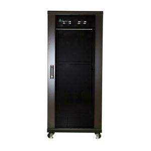 Imagen del Extralink Armario rackmount de pie, 32U con medidas 600x800 mm, en color negro, SKU 11373