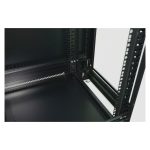 Imagen del Extralink Armario rackmount de pie, 32U con medidas 600x800 mm, en color negro, SKU 11373