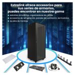 Extralink Armario rackmount de pie de 37U en color negro, dimensiones 600x1000 con SKU EX.11403