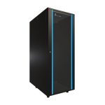Extralink Armario rackmount de pie de 37U en color negro, dimensiones 600x1000 con SKU EX.11403
