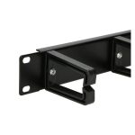 Organizador de cable Extralink 1U con mangos de plástico. SKU: EX.11564