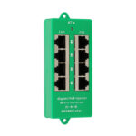 Extralink inyector PoE Gigabit activo con 4 puertos, compatible con 802.3at/af, SKU EX.12554