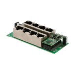 Extralink inyector PoE Gigabit activo con 4 puertos, compatible con 802.3at/af, SKU EX.12554