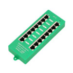 Inyector PoE de Extralink con 8 puertos gigabit, compatible con 802.3at/af, SKU EX.12561