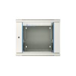 Armario rack Extralink de 12U, dimensiones 600x600 mm, color gris, montaje en la pared tipo swing. SKU: EX.12912