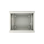 Armario rack Extralink de 12U, dimensiones 600x600 mm, color gris, montaje en la pared tipo swing. SKU: EX.12912