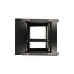 Extralink Armario rackmount 6U, medidas 600x600mm, color negro, tipo swing con montaje en la pared. SKU: EX.12929.