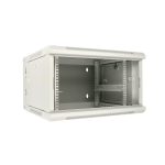 Extralink armario rackmount 6U 600x600, color gris, SKU EX.12936, ideal para montaje en pared y tipo swing.