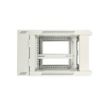 Extralink armario rackmount 6U 600x600, color gris, SKU EX.12936, ideal para montaje en pared y tipo swing.