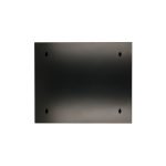 Extralink Armario rackmount 9U 600x600 negro para montaje en la pared, SKU EX.12943, diseñado para facilitar la gestión de equipos en espacios reducidos.