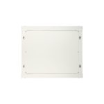 Armario rackmount Extralink de 12U con dimensiones 600x450mm en color gris, incluye puerta de metal para montaje en la pared - SKU EX.12974