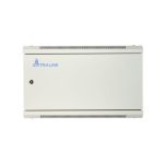 Extralink armario rackmount 6U tamaño 600x450 ASP color gris para montaje en la pared con puerta de metal SKU EX.12998