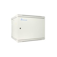 Extralink Armario Rackmount 9U, dimensiones 600x600, color gris, montaje en la pared, puerta de metal, SKU EX.13025