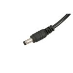 Extralink Cable de alimentación con conector DC JACK 5.5/2.1mm y 1 metro de longitud. SKU: EX.14060