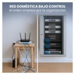 Extralink Armario Rackmount 15U gris, montaje en la pared, SKU EX.14336