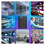 Armario rackmount 22U de pie marca Extralink, color negro, dimensiones 600x800 mm. SKU EX.14398