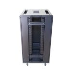 Armario rackmount 22U de pie marca Extralink, color negro, dimensiones 600x800 mm. SKU EX.14398