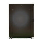 Extralink Armario Rackmount 37U, dimensiones 600x600 mm, color negro, SKU EX.14428. Ideal para almacenamiento seguro de equipos de red.