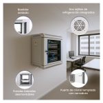 Imagen del Extralink Armario Rackmount 4U 10 pulgadas Gris para montaje en la pared. SKU: EX.14466