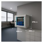 Imagen del Extralink Armario Rackmount 4U 10 pulgadas Gris para montaje en la pared. SKU: EX.14466