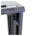 Extralink Armario rackmount tamaño 27U de 600x600 mm en color negro de pie, SKU EX.14749