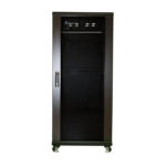 Extralink armario rackmount de pie de 32U en color negro, dimensiones 600x600 mm, SKU EX.14756